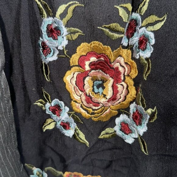 FREE PEOPLE FLORENCE EMBROIDERED PANTS SIZE 10 NWT - Picture 10 of 10